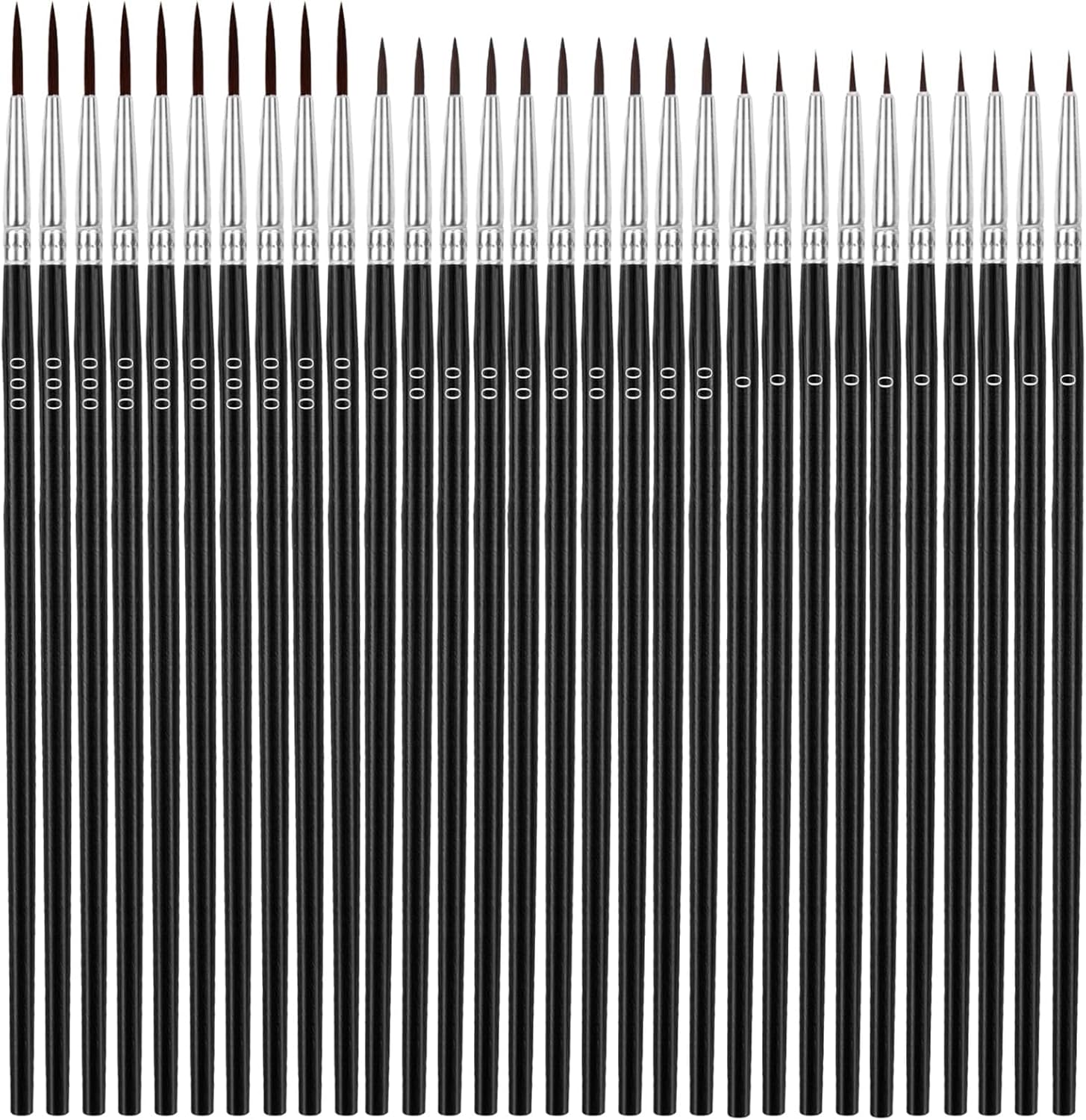 30 Pcs Fine Detail Paint Brush - огляд і ціна Detailing Brush Set