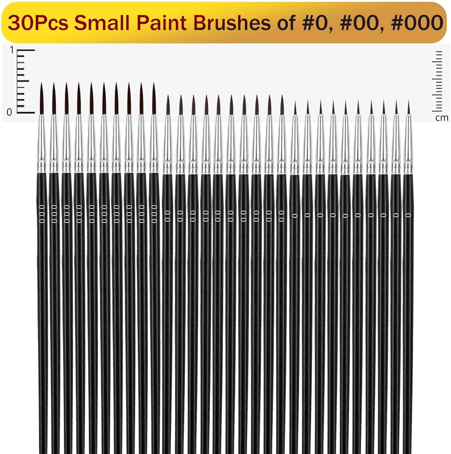 30 Pcs Fine Detail Paint Brush - огляд і ціна Detailing Brush Set