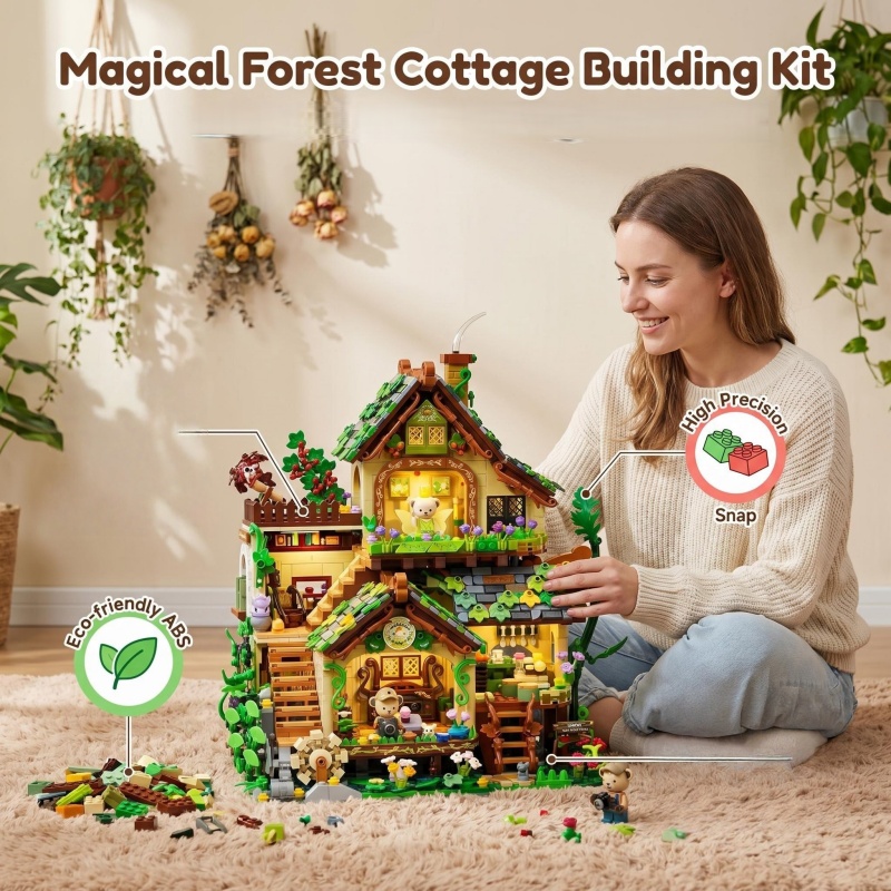 Whimsical Forest Elf Cottage B - огляд і ціна Interior Detailing Kit