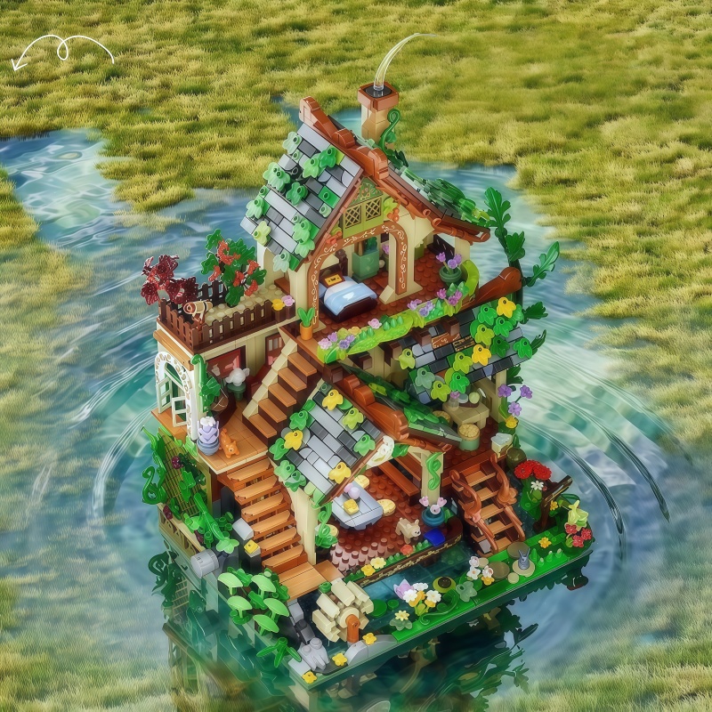 Whimsical Forest Elf Cottage B - огляд і ціна Interior Detailing Kit