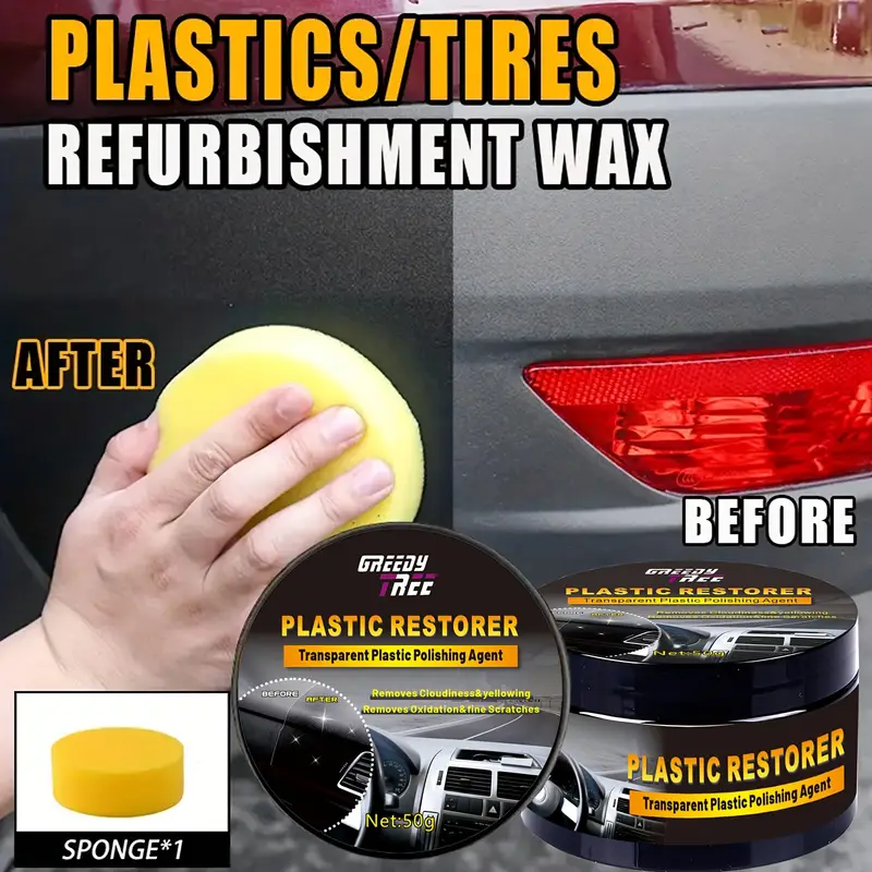 GREEDY TREE Automotive Plastic - огляд і ціна Trim Restorer Plastic