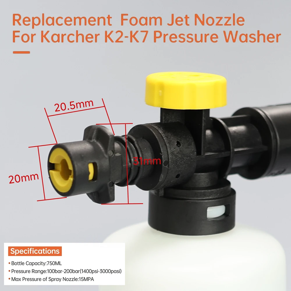Foam Cannon for Karcher K2 K3  - огляд і ціна Pressure Washer Foam Gun