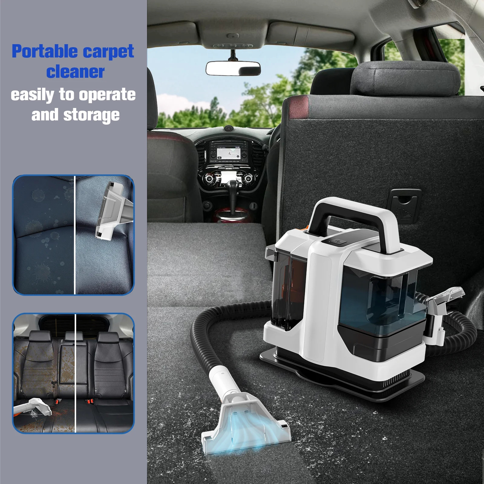 Latest Portable Home Appliance - огляд і ціна Seat Cleaner Fabric