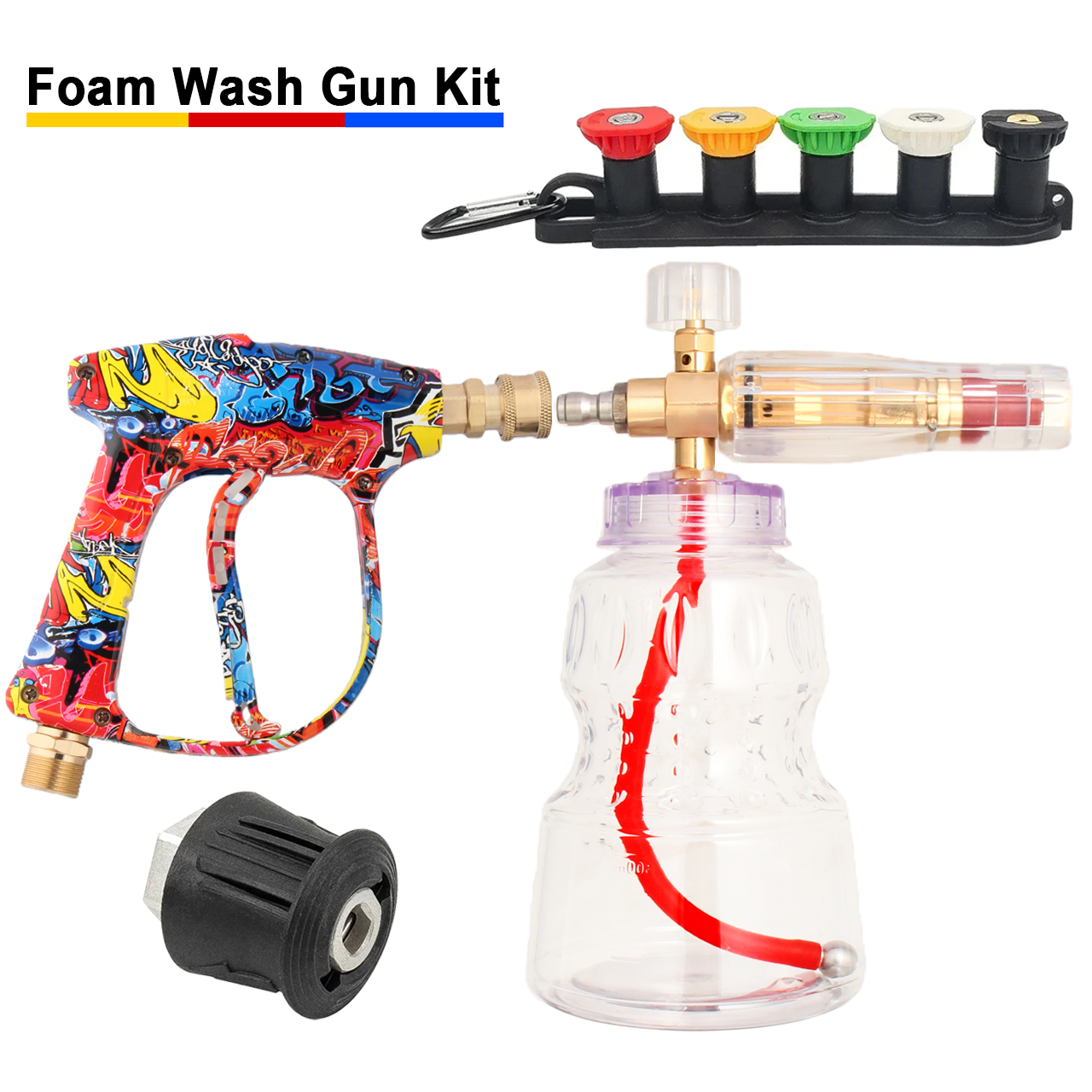 Vibrant Painted Spray Gun + Al - огляд і ціна Foam Cannon Car Wash