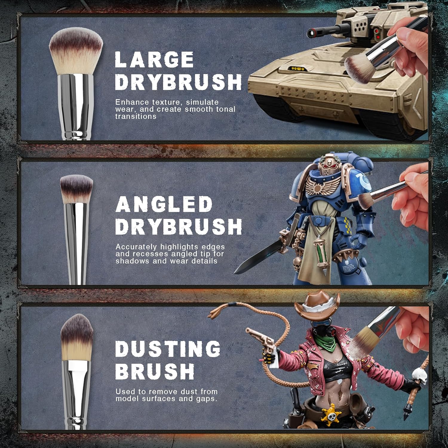 20Pcs Miniature Paint Brushes  - огляд і ціна Detailing Brush Set