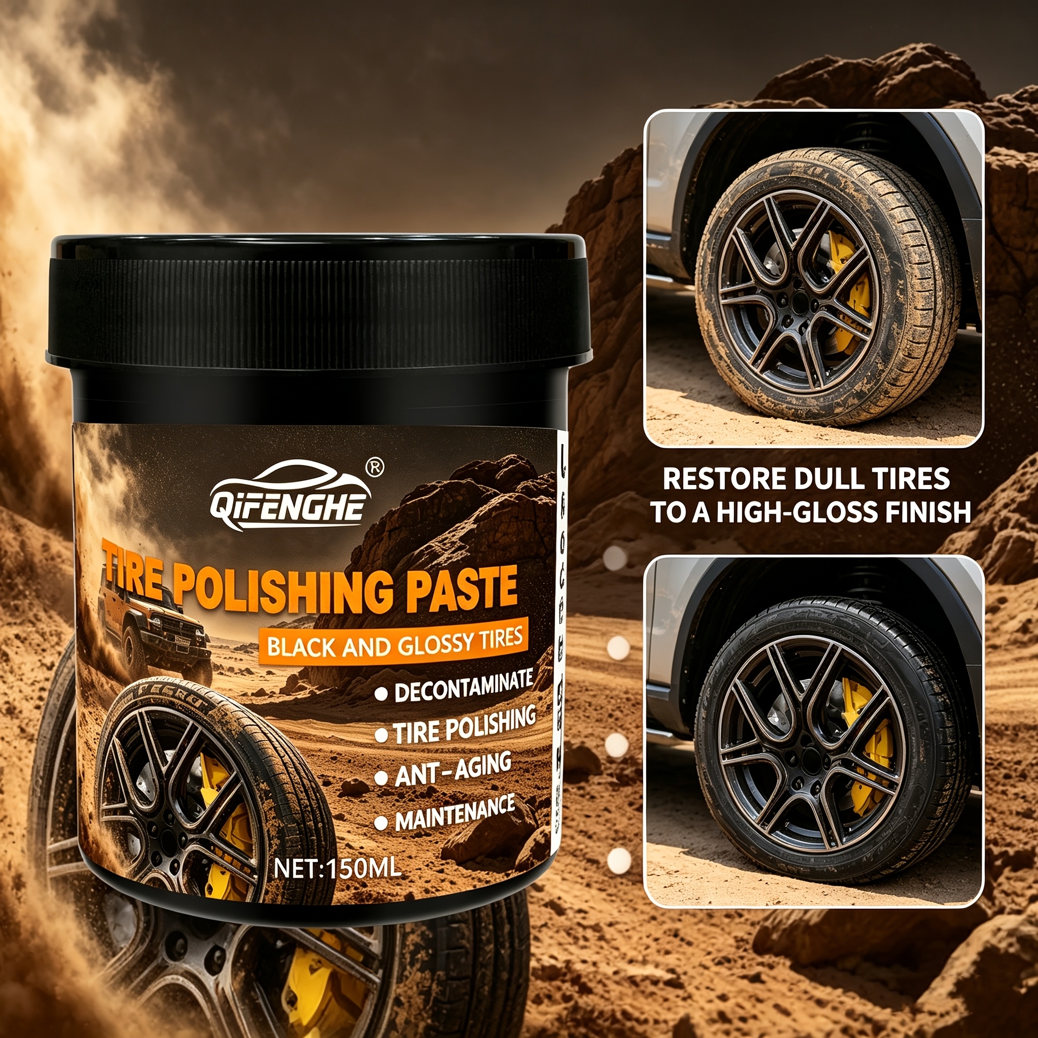 Car Tire Polish Paste Kit - Hi - огляд і ціна Wax Applicator Pad