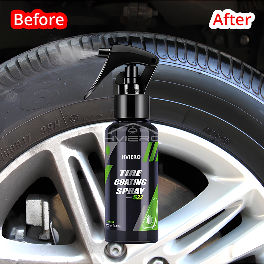 Tyre Gloss HVIERO S22 Tire Coa - огляд і ціна Tire Shine Spray Sealant