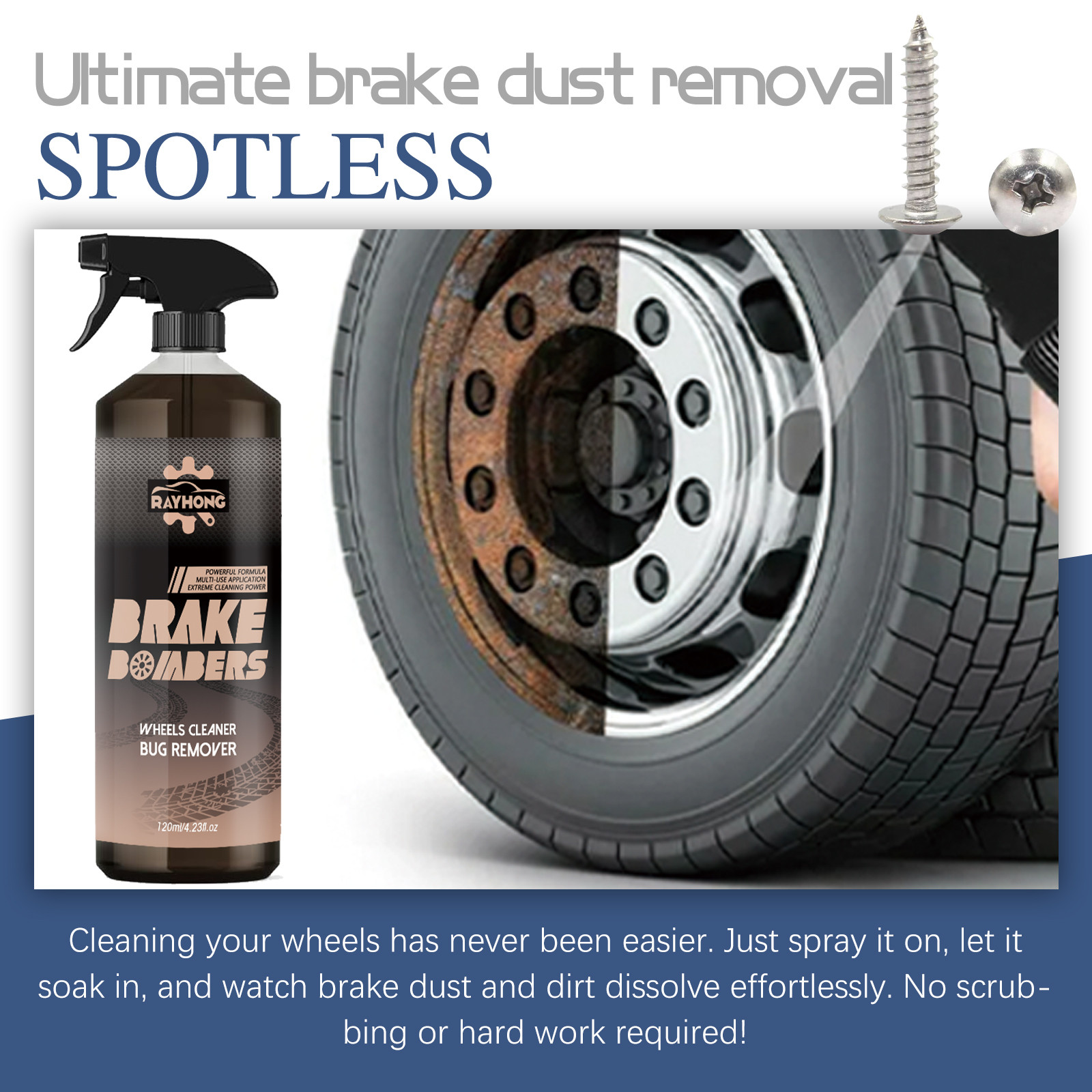 Car Wheel&Tire Cleaner - Brake - огляд і ціна Wheel Cleaner Alloy