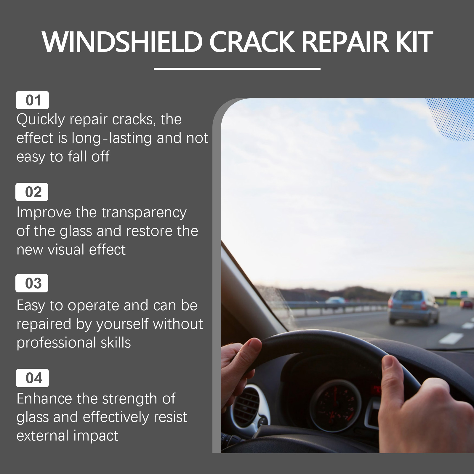 Car Glass Care Kit, Profession - огляд і ціна Glass Cleaner Streak