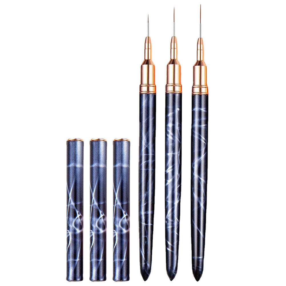3Pcs Nail Art Brush Set Profes - огляд і ціна Detailing Brush Set
