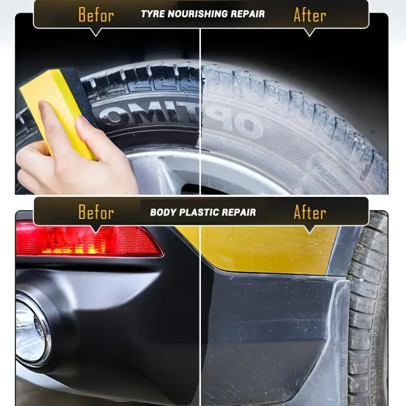 KJM 30ml Tyre Black Trim Resto - огляд і ціна Trim Restorer Plastic