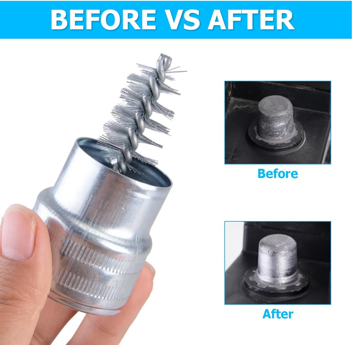 2PCS Car Battery Terminal Clea - огляд і ціна Car Cleaning Brush