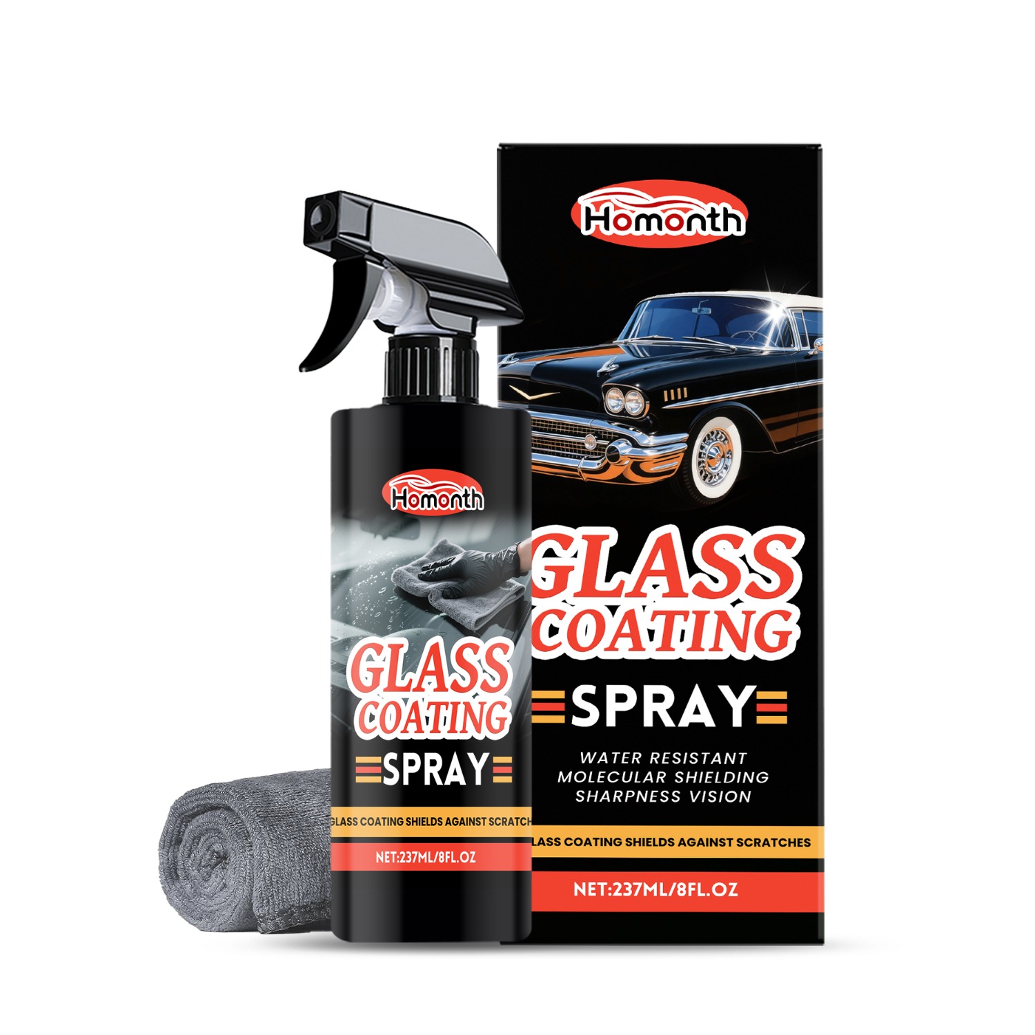 Car Glass Cleaner & Anti-Fog S - огляд і ціна Glass Cleaner Streak