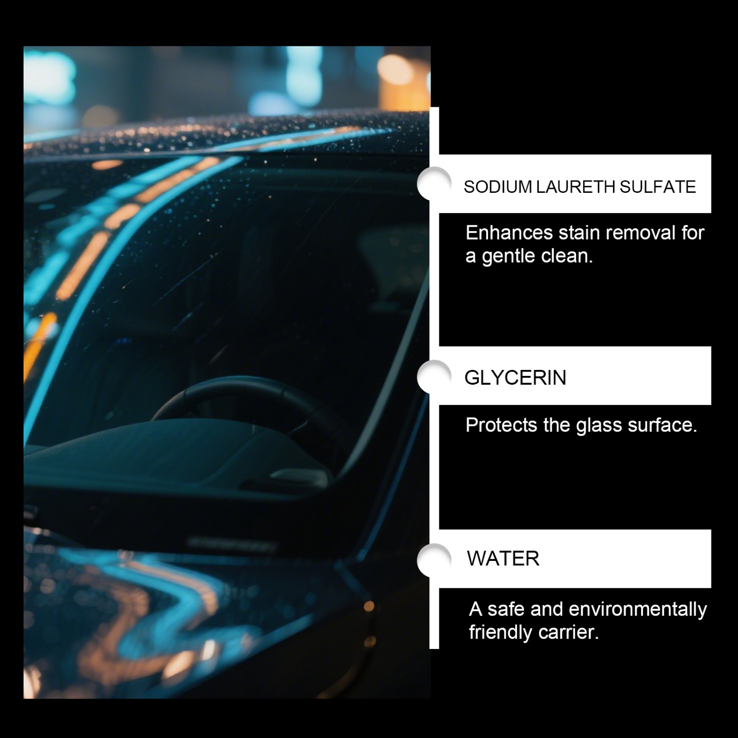Car Glass Cleaner & Anti-Fog S - огляд і ціна Glass Cleaner Streak