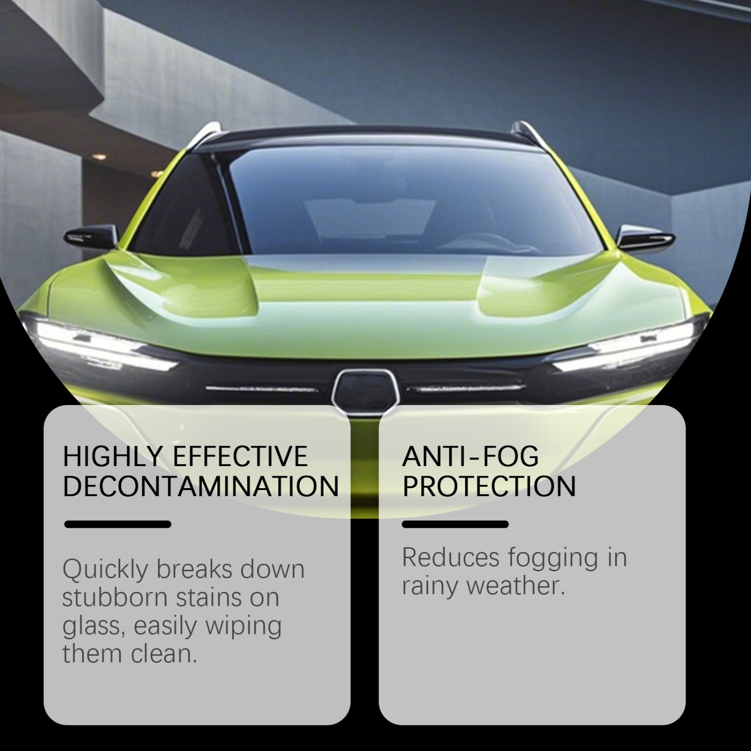 Car Glass Cleaner & Anti-Fog S - огляд і ціна Glass Cleaner Streak