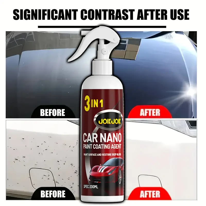 3-in-1 quick acting automotive - огляд і ціна Car Wax Ceramic Coating