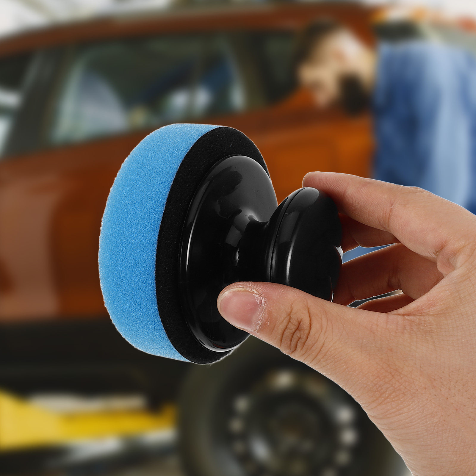1Set Car Waxing Sponge Set wit - огляд і ціна Wax Applicator Pad