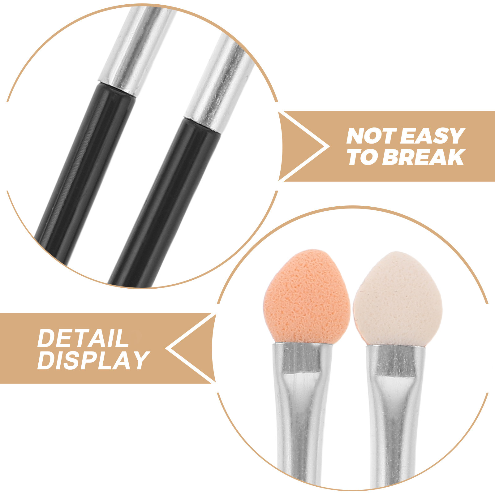 100Pcs Fine Detail Sponge Brus - огляд і ціна Detailing Brush Set