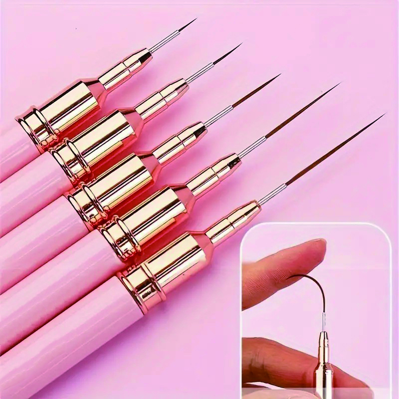 5-Piece Nail Art Pen Set, Ultr - огляд і ціна Detailing Brush Set