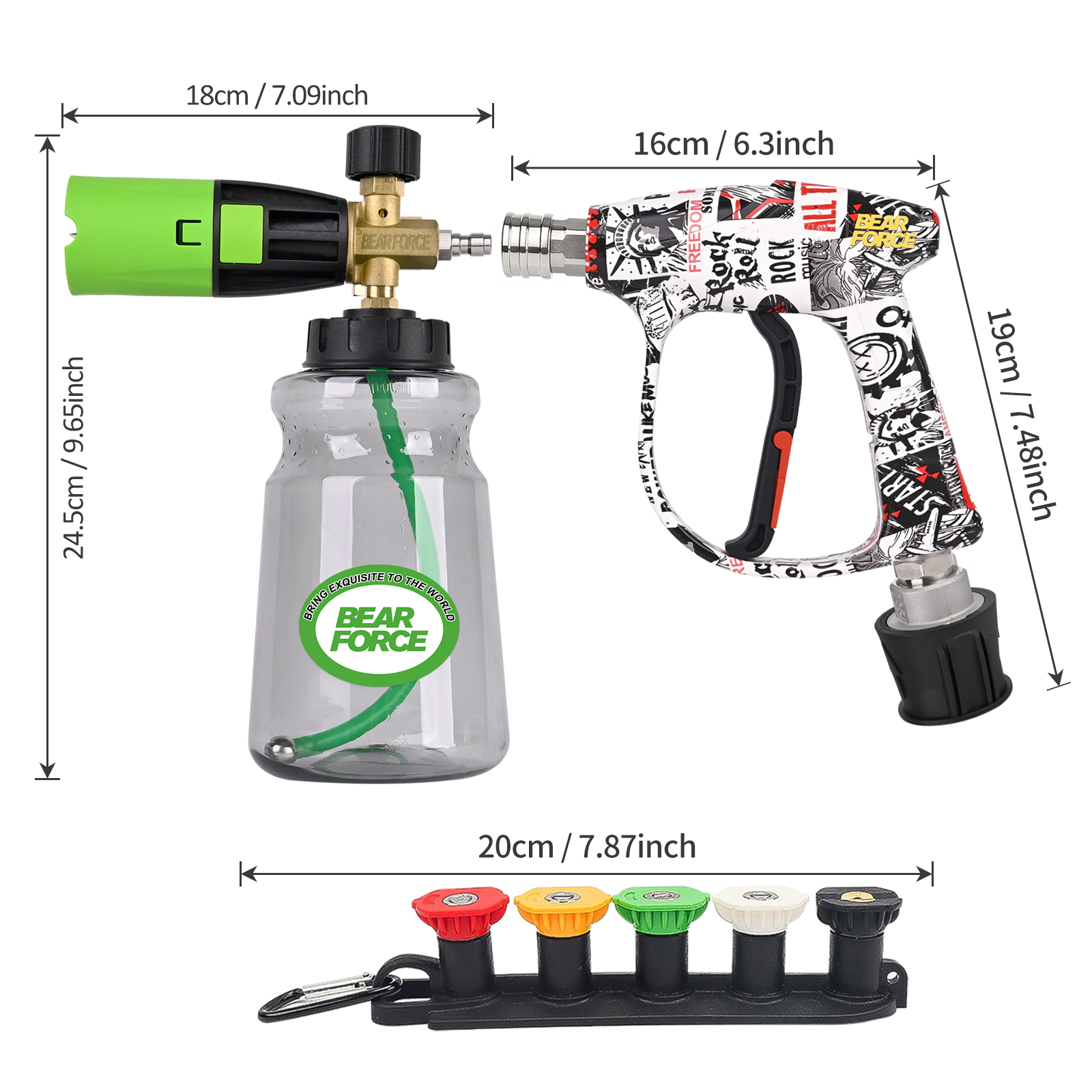 BEAR FORCE Pressure Washer Foa - огляд і ціна Pressure Washer Foam Gun